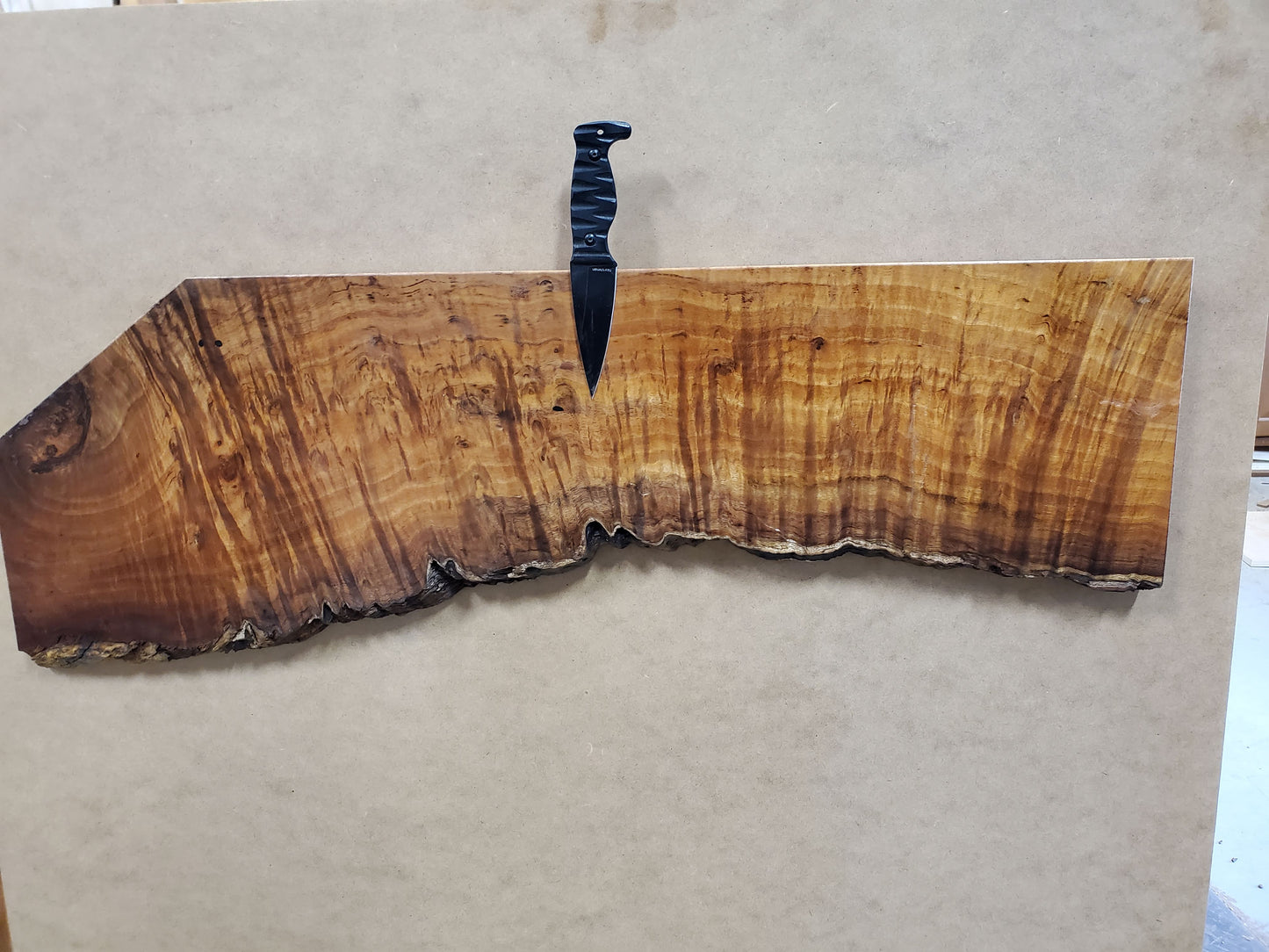 Custom Knife display boards. Email us to get yours ordered