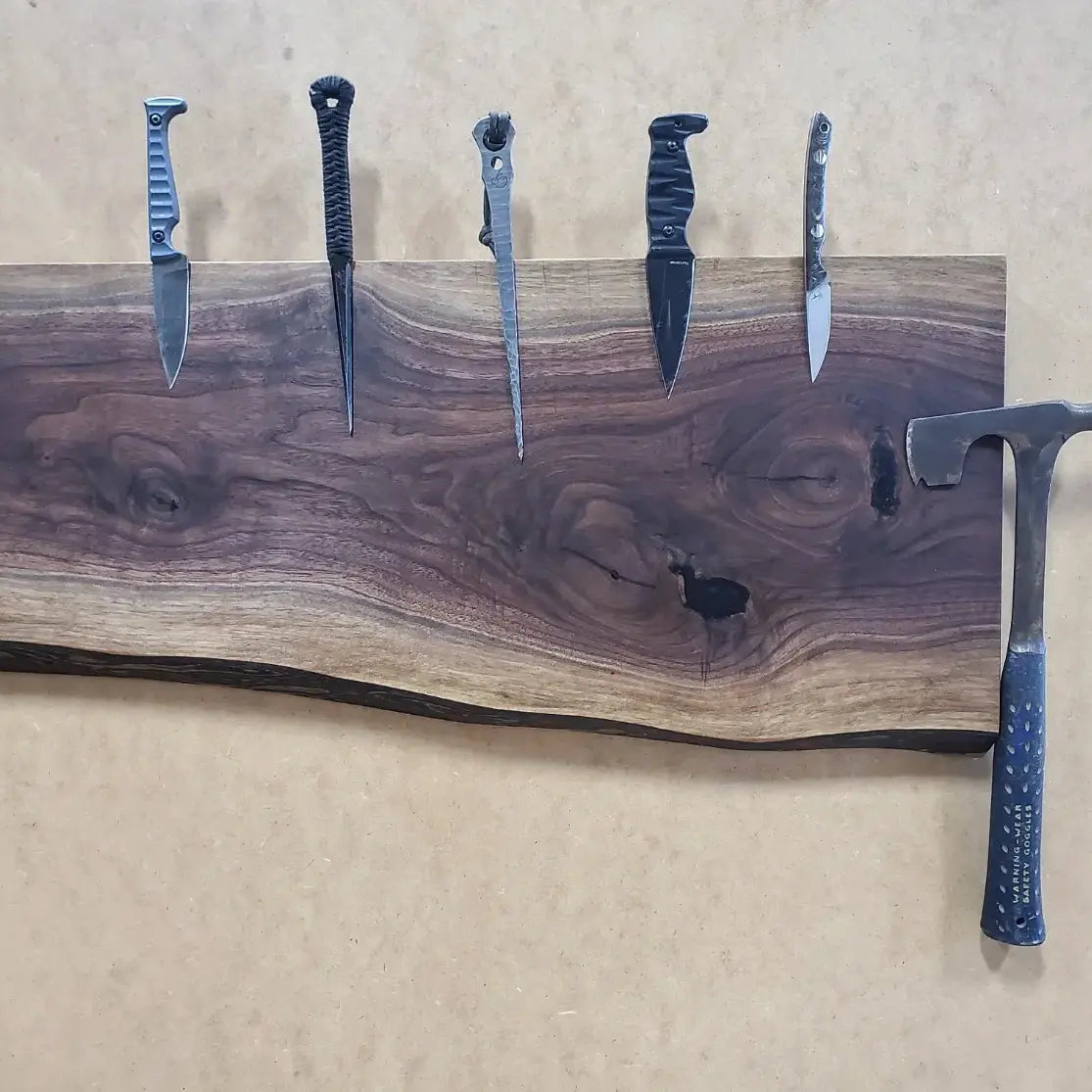Custom Knife display boards. Email us to get yours ordered